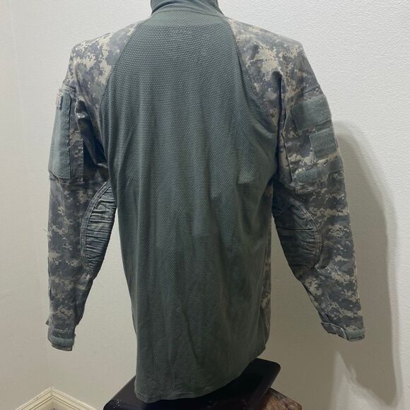 Massif Combat Shirt Camo Men's Size XL Long Sleeve Pullover - Picture 8 of 12